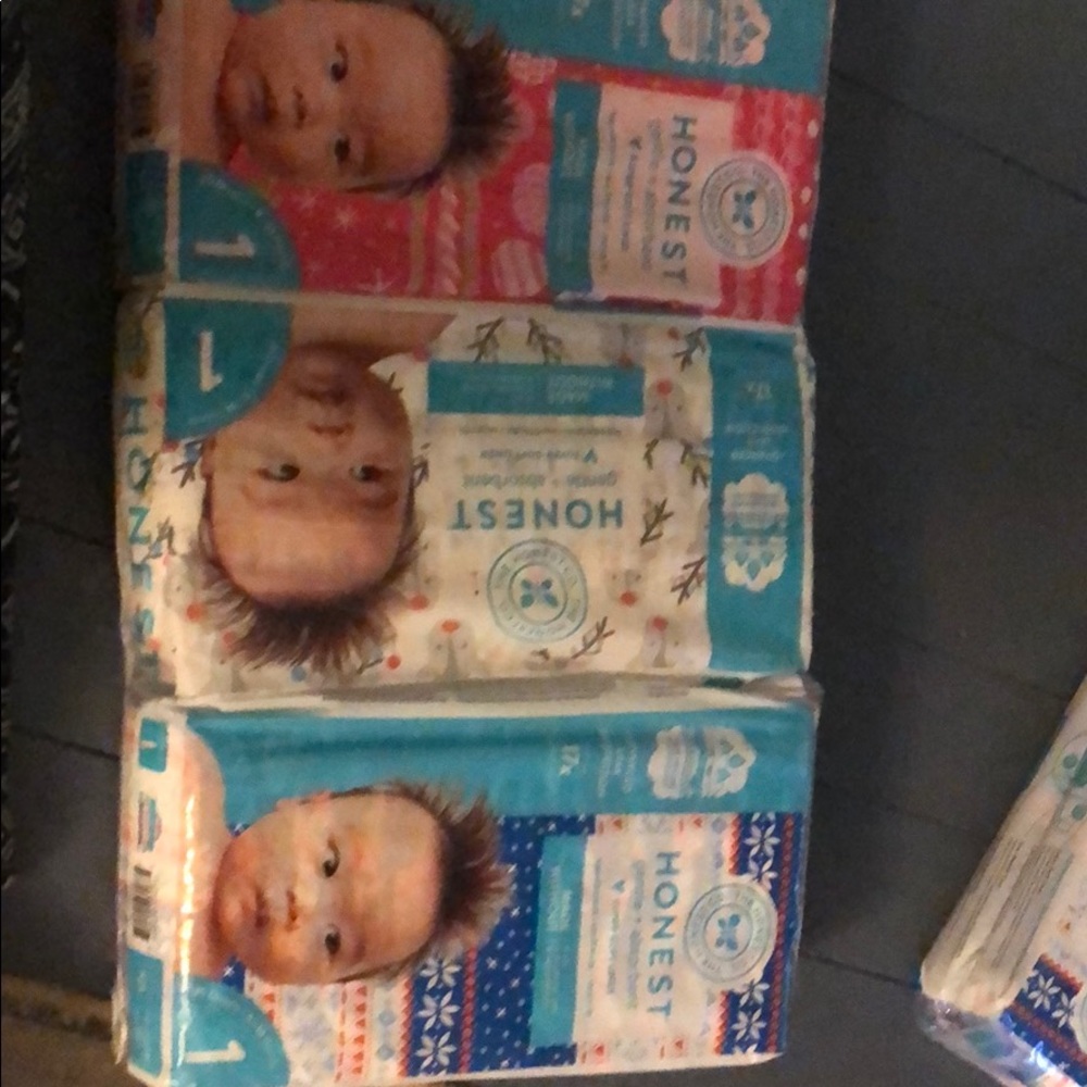 Honest size 1 diapers-set of 5